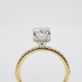 Aroca "Celesse" 18ct Yellow Gold & Platinum Head Lab Grown Round Brilliant Diamond Solitaire Engagement Ring 1.22ct SKU 7707041