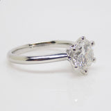 Platinum Round Brilliant Lab Grown Diamond Solitaire Engagement Ring 2.03ct SKU 7707062