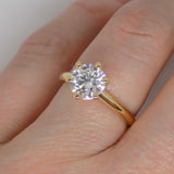 18ct Yellow Gold Round Brilliant Lab Grown Diamond Solitaire Engagement Ring 1.53ct SKU 7707077