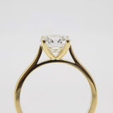Aroca "Zaria" 18ct Yellow Gold & Yellow Gold Head, Lab Grown Round Brilliant Diamond Solitaire Engagement Ring 1.50ct SKU 7707086