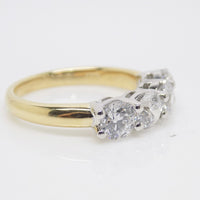 18ct Yellow Gold/White Gold Head 4 Lab Grown Diamonds Ring 2.00ct SKU 7707100