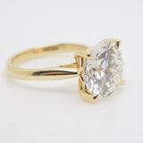 18ct Yellow Gold Round Brilliant Lab Grown Diamond 5.03ct SKU 7707136