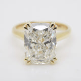 18CT Yellow Gold Cushion Cut Lab Grown Diamond 5.00ct SKU 7707138