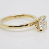 18CT Yellow Gold Lab Grown Round Brilliant Diamond & Hidden Halo 1.56CT SKU 7711002