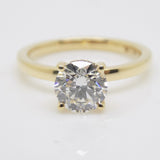 18CT Yellow Gold Lab Grown Round Brilliant Diamond & Hidden Halo 1.56CT SKU 7711002