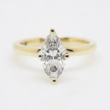 18CT Yellow Gold Lab Grown Marquise Cut Diamond 1.04ct SKU 7711008