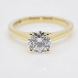 18CT Yellow Gold Round Brilliant Lab Grown Diamond 1.04ct SKU 7711011