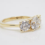 18CT Yellow Gold 3 Round Brilliant Lab Grown Diamonds 2.90CT SKU 7711016