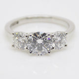 Platinum 3 Round Brilliant Lab Grown Diamonds 2.00ct SKU 7711017