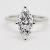 Platinum Marquise Cut Lab Grown Diamond 2.01ct SKU 7711019