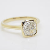 Aroca 18ct "Époque" Yellow Gold Lab Grown Princess Cut Diamond Engagement Ring 1.52CT SKU 7711024
