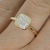 Aroca 18ct "Époque" Yellow Gold Lab Grown Princess Cut Diamond Engagement Ring 1.52CT SKU 7711024