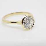 Aroca 18ct "Époque" Yellow Gold Lab Grown Round Brilliant Diamond Engagement Ring 1.50CT SKU 7711025