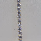 9ct Yellow Gold Talon Claw Round Brilliant Lab Grown Diamonds Bracelet 5.00CT SKU 7743881
