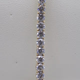 9ct Yellow Gold Talon Claw Round Brilliant Lab Grown Diamonds Bracelet 7.00CT SKU 7743883