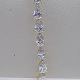 9ct Yellow Gold  Pear Cut Lab Grown Diamonds Bracelet 7.00CT SKU 7743889