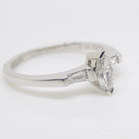 18ct White Gold Marquise Diamond Engagement Ring 0.50ct SKU 8803062