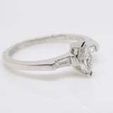 18ct White Gold Marquise Diamond Engagement Ring 0.50ct SKU 8803062