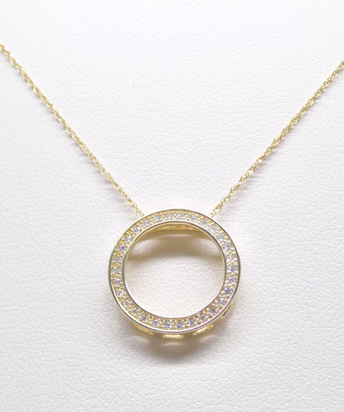 9ct Yellow Gold Diamond Circle Of Life Pendant SKU 1541014
