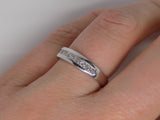 18ct White Gold Channel Set Princess Cut Diamonds Wedding/Eternity Ring 0.50ct SKU 8802035