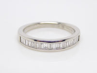 Platinum Baguette Diamonds Channel Set Wedding/Eternity Ring 0.50ct SKU 8802076