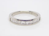 Platinum Baguette Diamonds Channel Set Wedding/Eternity Ring 0.50ct SKU 8802076