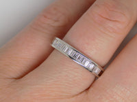 Platinum Baguette Diamonds Channel Set Wedding/Eternity Ring 0.33ct SKU 8802075