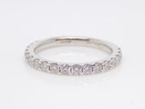 18ct White Gold Claw Set Round Brilliant Diamonds 3/4 Wedding/Eternity Ring 0.75ct SKU 8802041