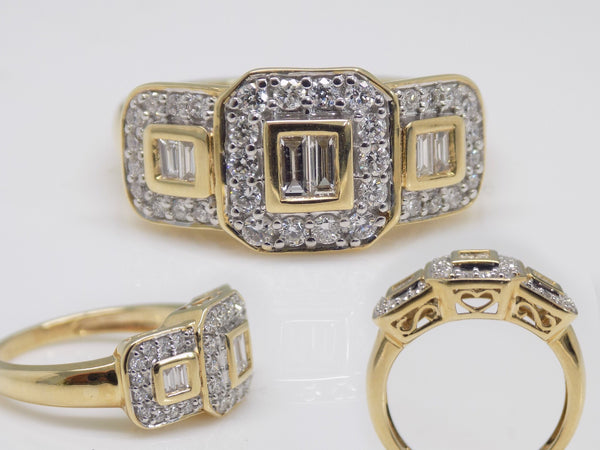 Yellow Gold Diamond Engagement Ring 0.50ct SKU 6009013