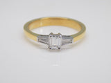 18ct Yellow Gold 3 Stone Diamond Engagement Ring 0.50ct SKU 8803061