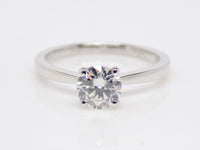 18ct White Gold Round Brilliant Diamond Solitaire Engagement Ring 0.70ct SKU 6301015