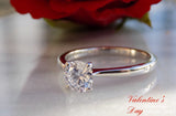 18ct White Gold Round Brilliant Diamond Solitaire Engagement Ring 0.70ct SKU 6301015