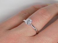 18ct White Gold Round Brilliant Diamond Solitaire Engagement Ring 0.70ct SKU 6301015