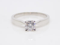 18ct White Gold Round Brilliant Diamond Solitaire Engagement Ring 0.50ct SKU 8803114