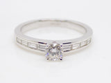 18ct White Gold Round Brilliant Diamond Engagement Ring 0.62ct SKU 8802023