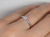 18ct White Gold Round Brilliant Solitaire Diamond  Engagement Ring 0.25ct SKU 8803104