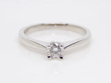 18ct White Gold Round Brilliant Solitaire Diamond  Engagement Ring 0.25ct SKU 8803104