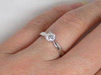 18ct White Gold Round Brilliant Diamond Solitaire Engagement Ring 0.50ct SKU 8803002