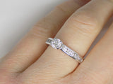 18ct White Gold Round Brilliant Diamond Engagement Ring 0.75ct SKU 8802113