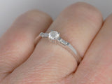 18ct White Gold Round Brilliant Diamond Engagement Ring 0.33ct SKU 8803064
