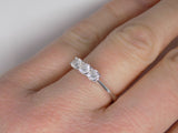 18ct White Gold 3 Stone Diamond Engagement Ring 0.50ct SKU 8803154