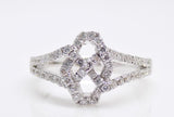 18ct White Gold Fancy Diamond Dress Ring 0.57ct SKU 8802005