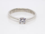 Platinum Round Brilliant Diamond Solitaire Engagement Ring 0.23ct SKU 8803196