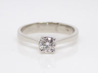 Platinum Round Brilliant Diamond Solitaire Engagement Ring 0.40ct SKU 8803195