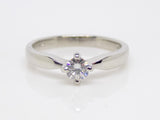Platinum Round Brilliant Diamond Solitaire Engagement Ring 0.25ct SKU 8803198
