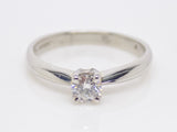 Platinum Round Brilliant Diamond Solitaire Engagement Ring 0.26ct SKU 8803204