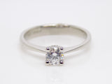 Platinum Round Brilliant Diamond Solitaire Engagement Ring 0.32ct SKU 8803199