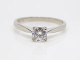 Platinum Round Brilliant Diamond Solitaire Engagement Ring 0.50ct SKU 8803040