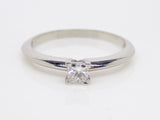 Platinum Princess Cut Diamond Solitaire Engagement Ring 0.25ct SKU 8803110