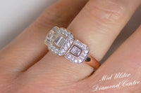 Rose Gold Diamond Engagement Ring 0.50ct SKU 7307006